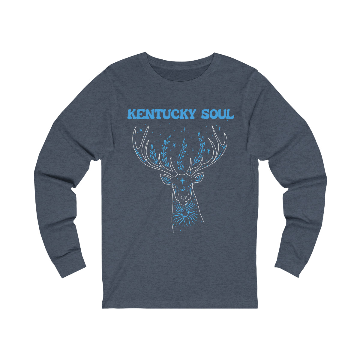 Unisex Blue Deer - Jersey Long Sleeve Tee