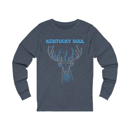 Unisex Blue Deer - Jersey Long Sleeve Tee