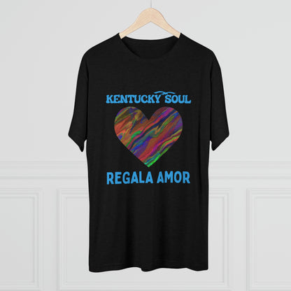 Men's Regala Amor Single Single Cover Tri-Blend- Tee
