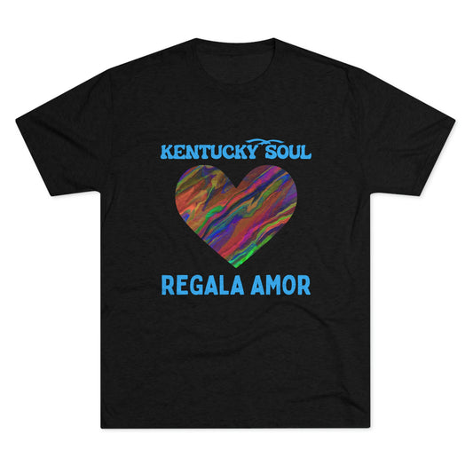 Men's Regala Amor Single Single Cover Tri-Blend- Tee