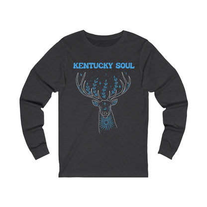 Unisex Blue Deer - Jersey Long Sleeve Tee