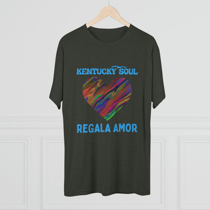 Men's Regala Amor Single Single Cover Tri-Blend- Tee
