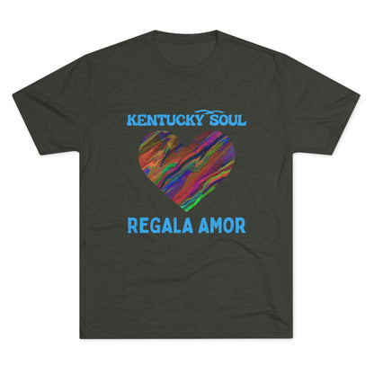 Men's Regala Amor Single Single Cover Tri-Blend- Tee