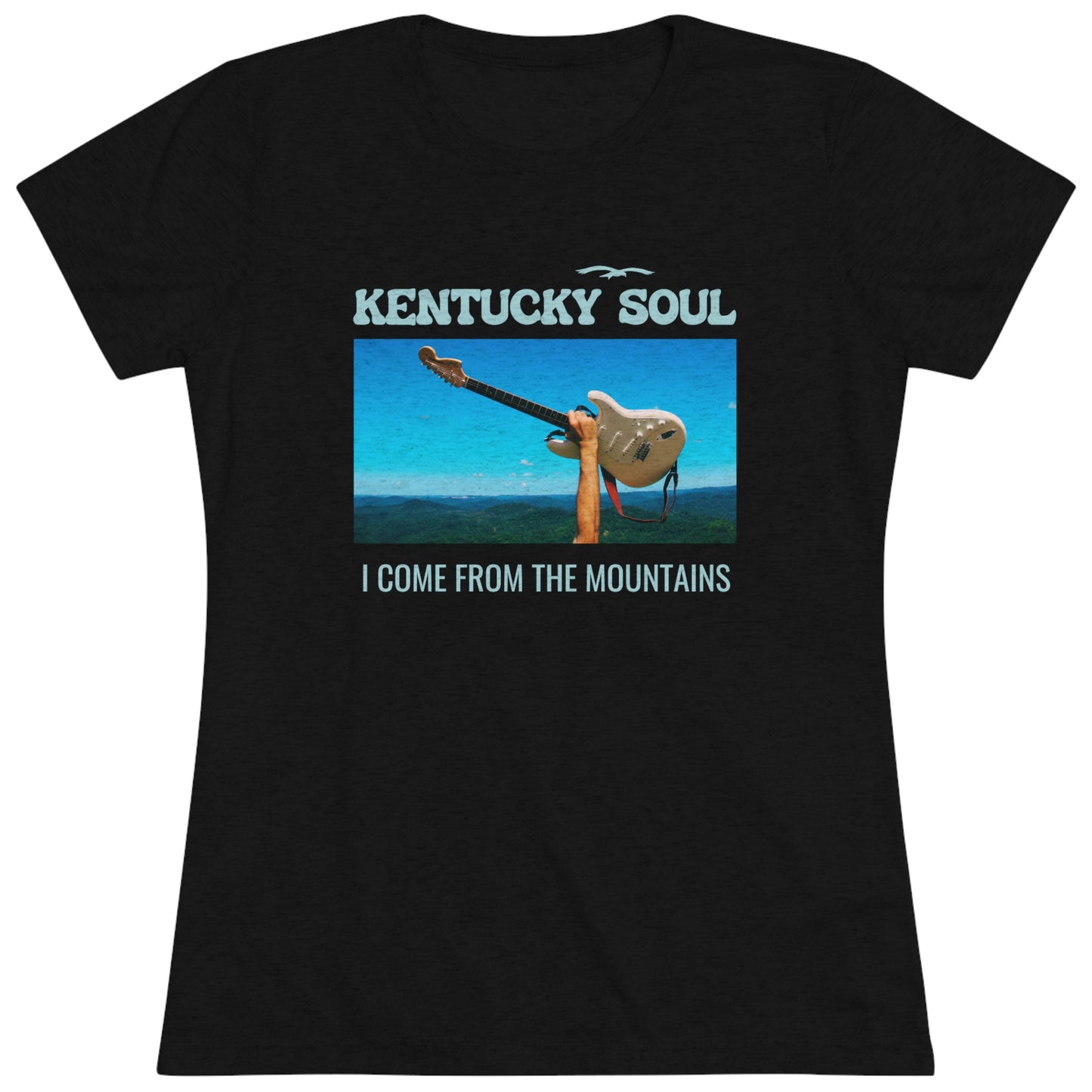 Women's I Come From the Mountains Single Cover Triblend Tee
