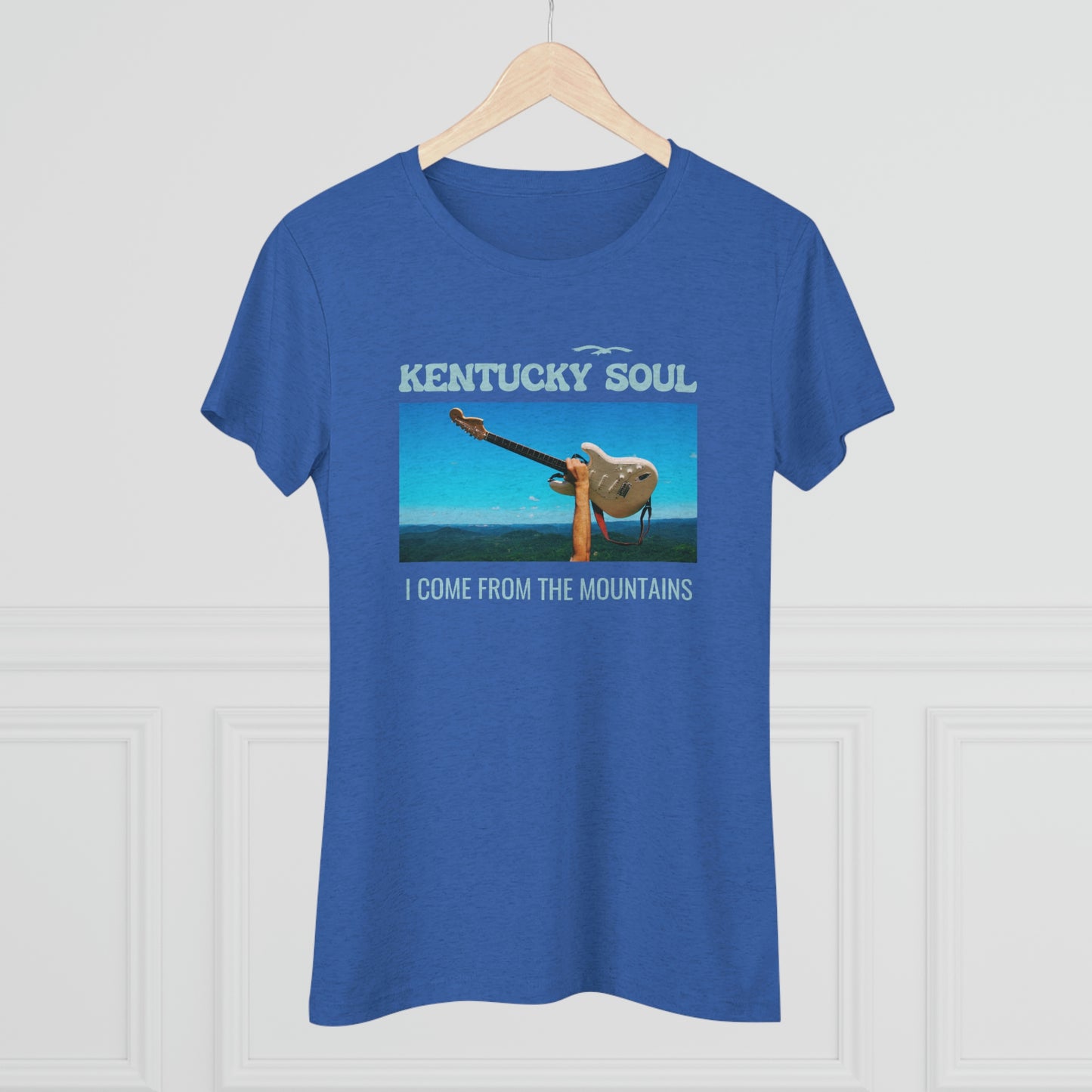 Women's I Come From the Mountains Single Cover Triblend Tee