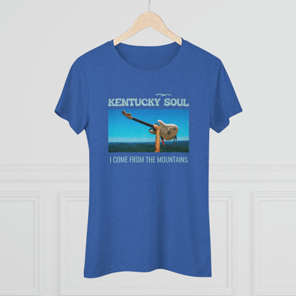 Women's I Come From the Mountains Single Cover Triblend Tee