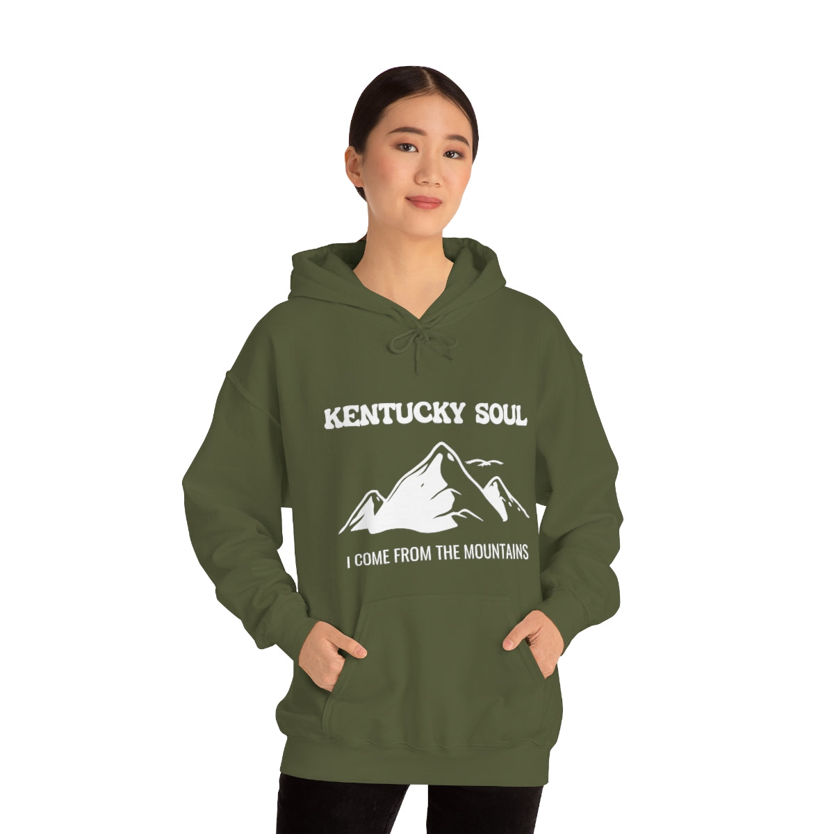 I Come From The Mountains- Unisex Heavy Blend™ Hooded Sweatshirt